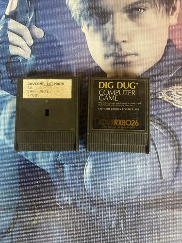RARE Caverns of Mars | Atari 400/800/XL/XE RX8021  Dig Dug 1982 Tested Working
