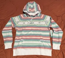 HOOEY "MESA" SERAPE PATTERN WOMANS Size Medium HOODIE HH1198SP-M New Ships Now