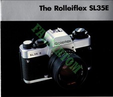 Vintage Rolleiflex SL35E Brochure 8 pages 