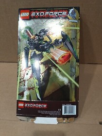 LEGO 8104 Exo-Force Shadow Crawler 99% Complete (Missing 4 Disks) w/ Box+Manual.