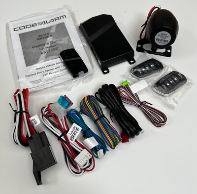 AUTO ALARM ZENTRALVERRIEGELUNG FERNSICHERHEIT NEIGUNG + STOSSSENSOR 2-WEGE FOBS CA1355