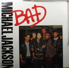 Soul Pop Picture Sleeve 45 Michael Jackson - Bad / I Can'T Help It On Epic