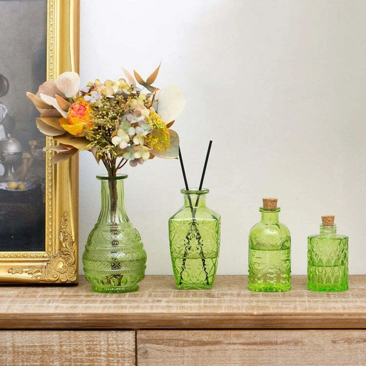 Decorative on sale glass vases