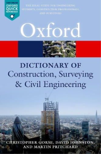 Martin Pritchar A Dictionary of Construction, Surveying, and Civil E (Tascabile)