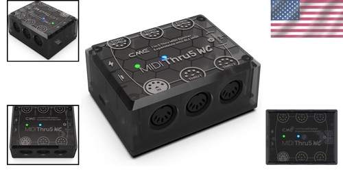 High-Precision 1-in-5 MIDI Thru Device - Compact, Reliable, and Lightweight - Picture 2 of 11