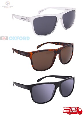 OXFORD SAHARA MOTORCYCLES MOTORRAD DURCHSICHTIG SCHILDPATT SCHWARZES GESTELL FAHRER SONNENBRILLE