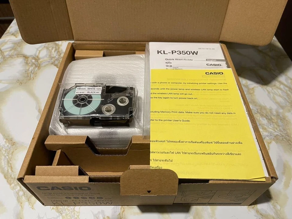 CASIO LABEL IT ! KL-P350W Label design maker Printer White - Image 3 of 4