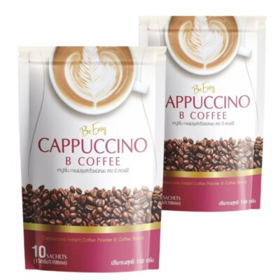 Instant Coffee Be Easy Cappuccino Weight Control Hunger  10 Sachets.x 2