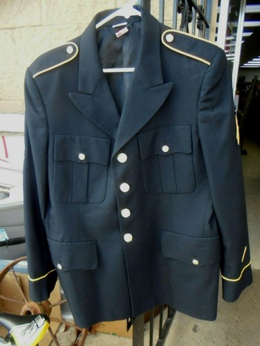 COAT, MEN'S, ARMY BLUE 450, FUSIBLE 