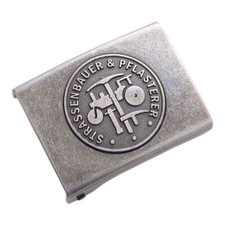 Koppelschloss Strassenbauer & Pflasterer für 4,5 cm breite Koppelgürtel