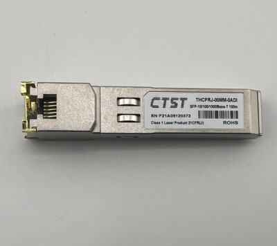 CTST THCPRJ-00MM-0ADI TRANSCEIVER SFP-10/100/1000BASE-T 100M