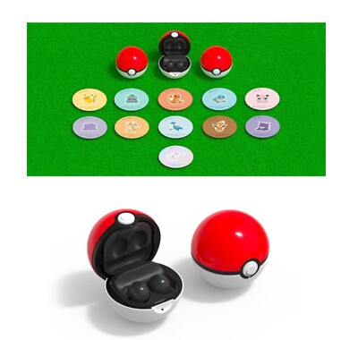 Samsung Galaxy Buds 2/Pro/Live Pokemon Monster Ball Cover Case
