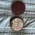 Antique handcarved hollow out Natural old hetian jade Pendant