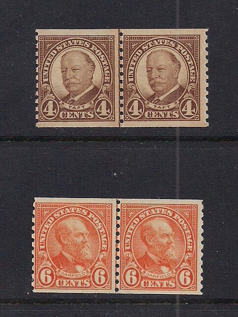 US Mint NH Joint Line Pairs #687 and #723