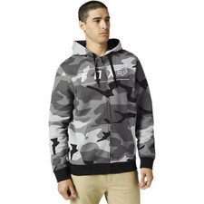 Fox Racing Pinnacle Camo Zip Hoodie Fleece Black Camo