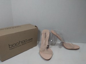 boohoo nude heels