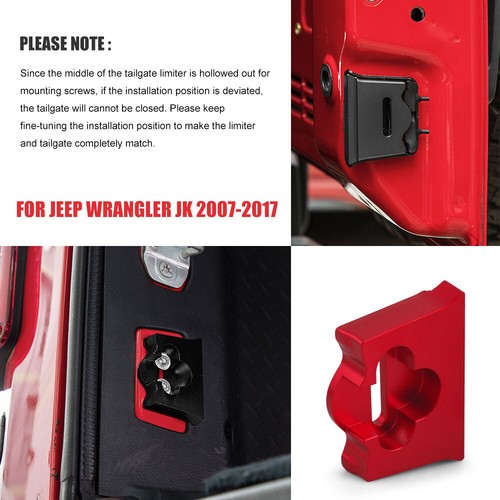 CKPEOR Tankdeckel Tankdeckel Abdeckung für Jeep Wrangler JK & JKU Unbegrenzt 2007-2018