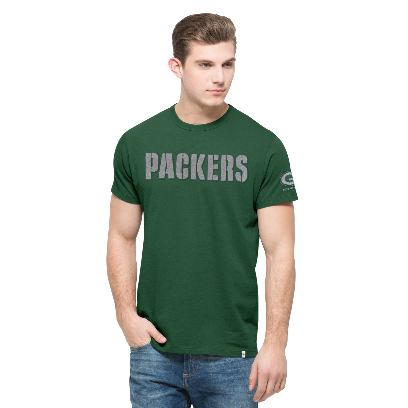 Мужская базовая футболка Green Bay Packers Fieldhouse из сосны средний размер 4790₽