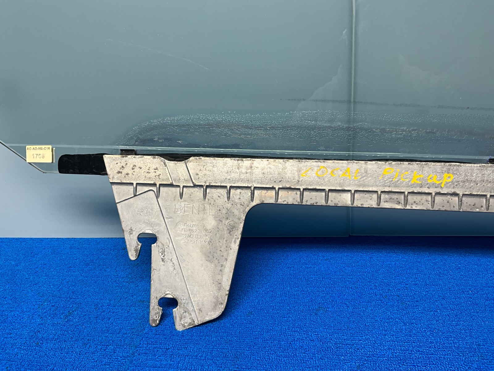 2007 - 2010 BENTLEY CONTINENTAL GTC FRONT LEFT DRIVER DOOR WINDOW GLASS OEM