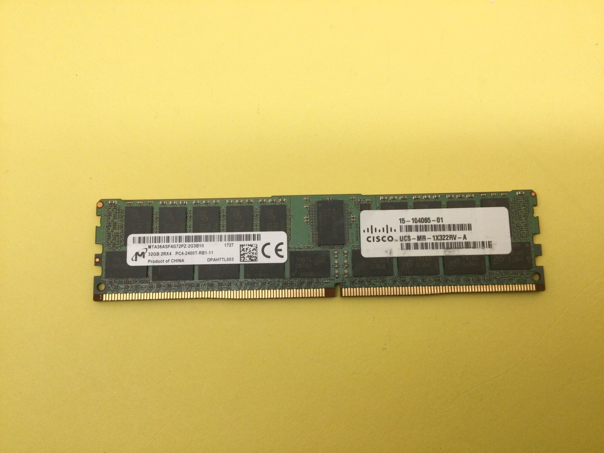 UCS-MR-1X322RV-A CISCO 32GB (1X32GB) 2RX4 PC4-2400T SERVER MEMORY