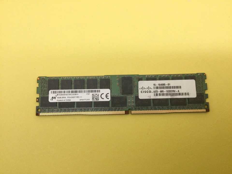 UCS-MR-1X322RV-A CISCO 32GB (1X32GB) 2RX4 PC4-2400T SERVER MEMORY 15-104065-01 - Image 4 of 4