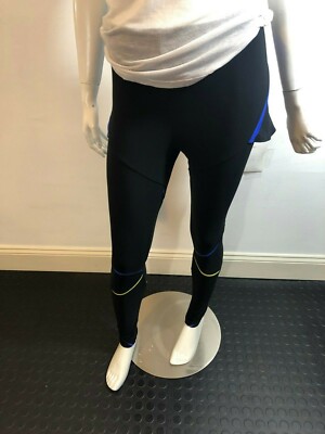 CARBON 38 59519 SAPOPA BLACK WORKOUT LEGGINGS W/SKIRT SZ M