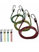 3 X BUNGEE CORDS WIRES CABLES STRAPS BAGGAGE HOLDER ELASTIC 80 CM WITH J Hooks 