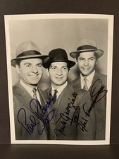 Able Fernandez Paul Picerni Nick Georgiade Signed Untouchables Photo autograph
