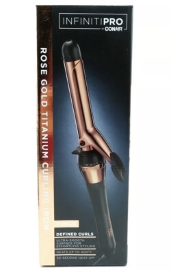 INFINITIPRO BY CONAIR Rose Gold Titanium Curling Iron 1'' Curling Iron CD250T