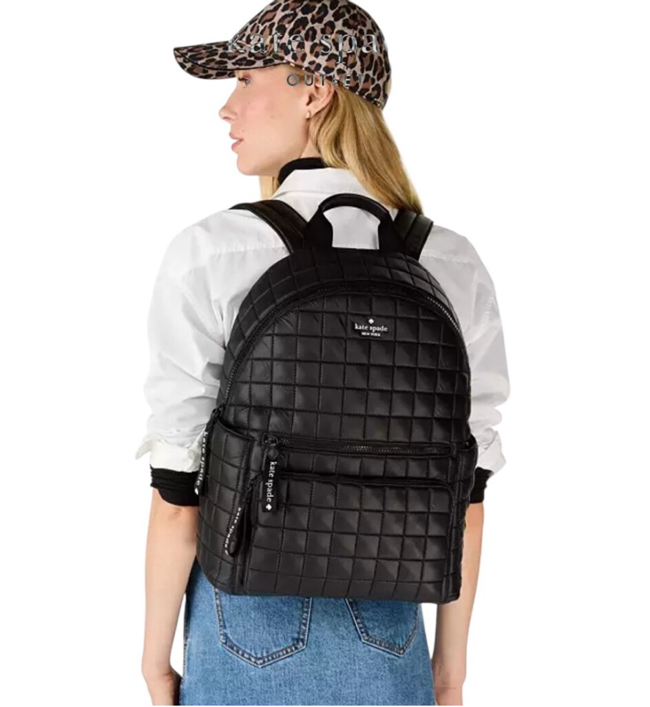 kate spade ブラック バックパック リュック ナイロン 黒 kate spade new york(ケイトスペード) バックパック・リュック