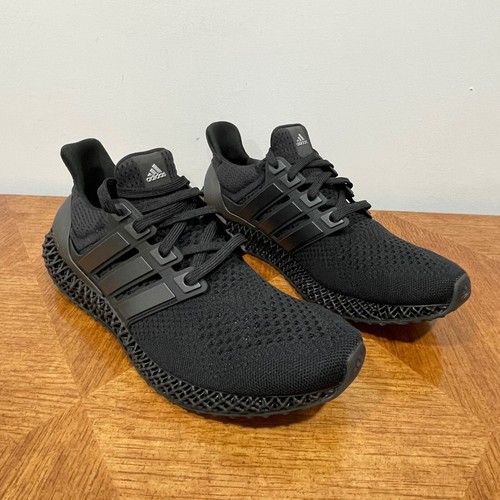Adidas ULTRA4D Ultra Boost 4D Sneakers Mens 10.5 Triple Black Knit Shoes FY4286 - Picture 4 of 12