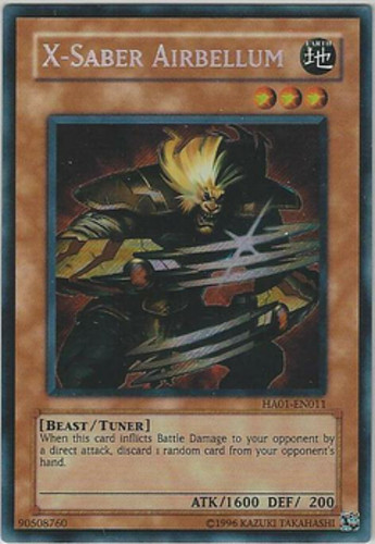 X-Saber Airbellum Yugioh Card 1st Edition 5DS2-EN019 LP | eBay