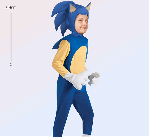 Sonic Kids Halloween Costume Small - Picture 12 of 20