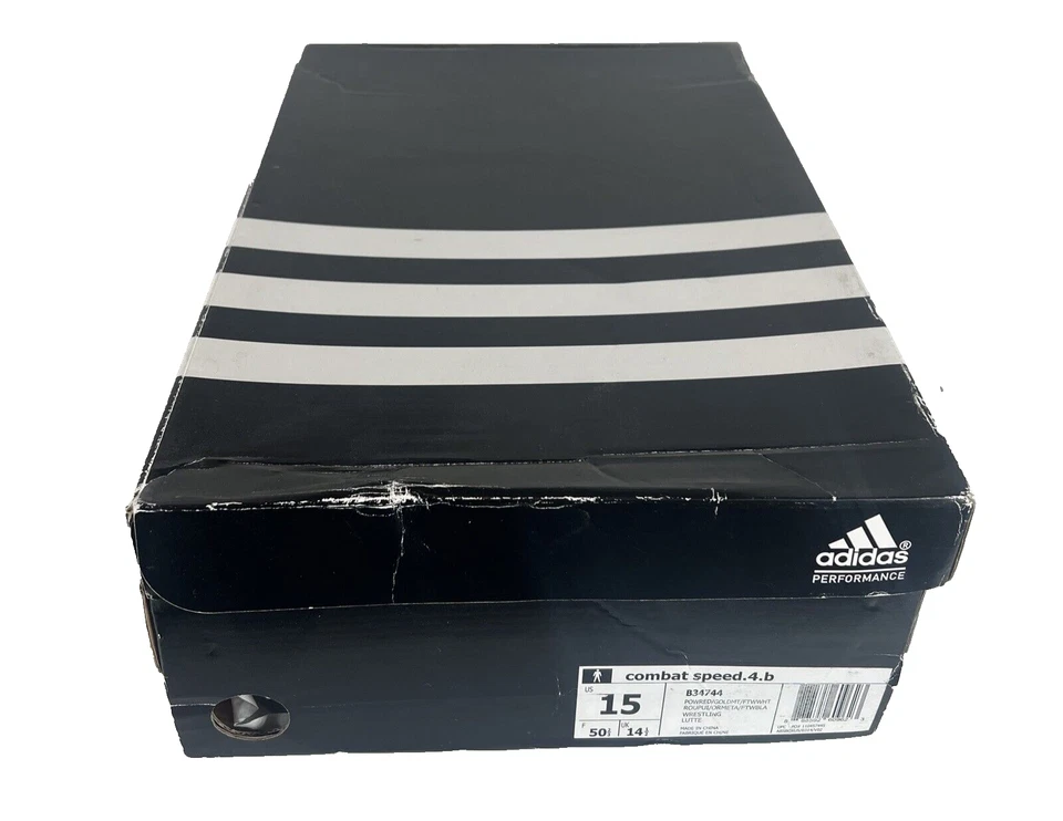 Zapato de Lucha Talla 15 Nuevo en Caja Adidas Combat Speed 4 Jordan Oliver Edición Especial Foto 3 de 4