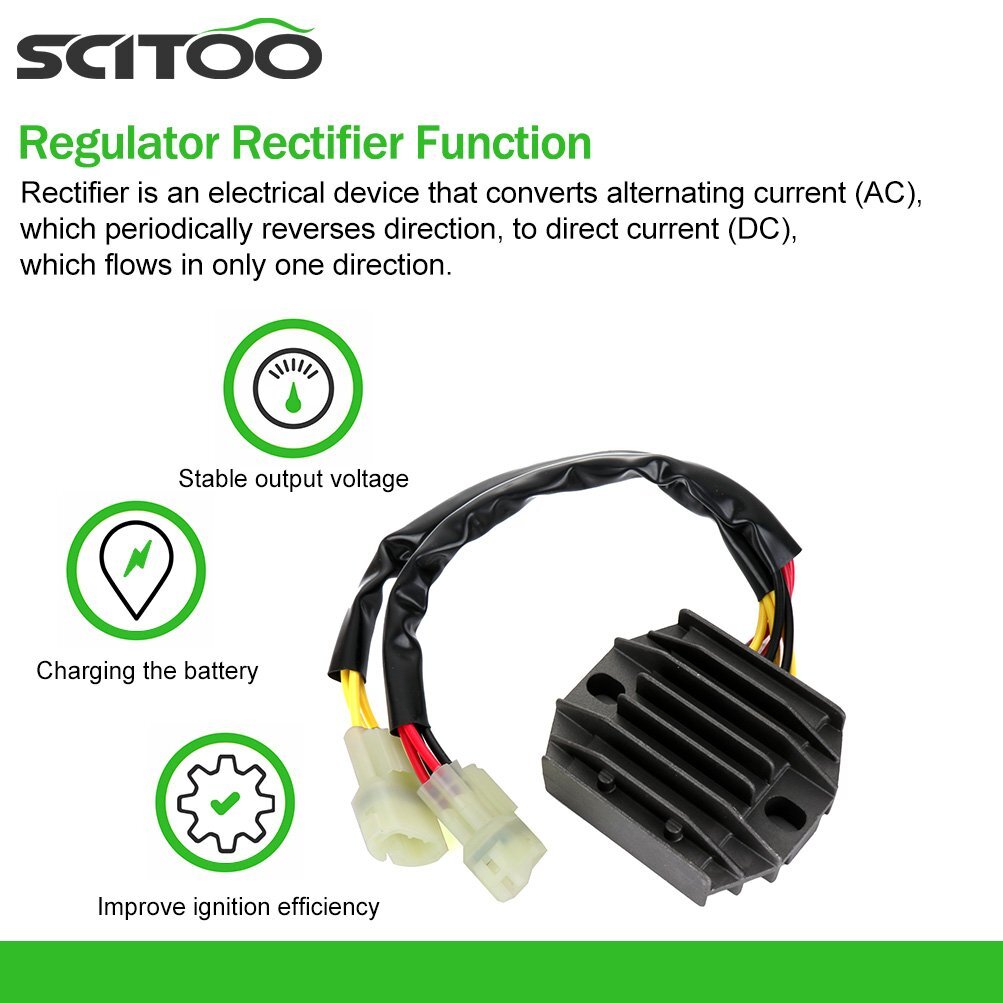 SCITOO Voltage Regulator Rectifier For Suzuki LTF 500 F Quadrunner 4x4 2000-2002