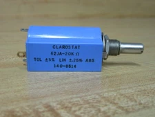 Clarostat 62JA-20K Potentiometer 62JA20K