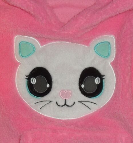 Women's Fuzzy Cute Cat Sweater Pink Hoodie With Ears Medium New - Picture 2 of 3