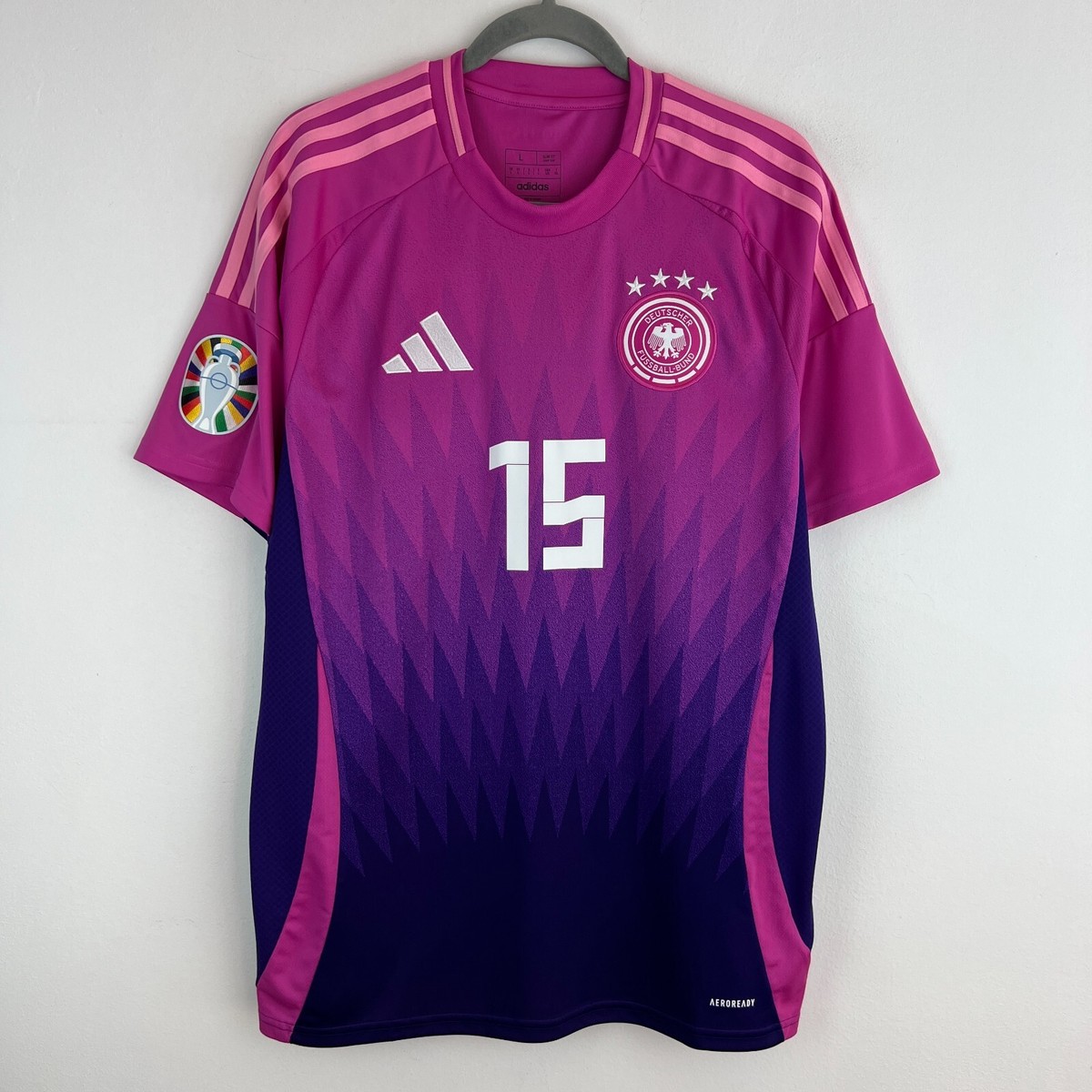 Germany 2024 Adidas Away Football Shirt Soccer Jersey Size L Nico
