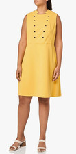 Tommy Hilfiger Women's Plus Size Mock Collar Sleeveless Dress