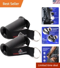 Heavy Duty Exercise Handles -  Grip Attachments for Cables & Resistance Bands