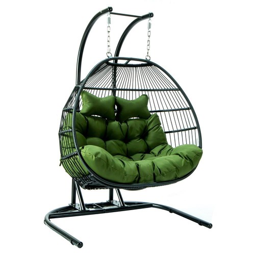 LeisureMod Wicker 2 Person Double 