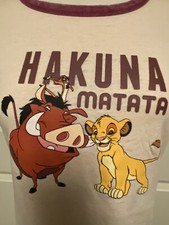 Official Vintage Disney The Lion King Women's Hakuna Matata Shirt Size Small