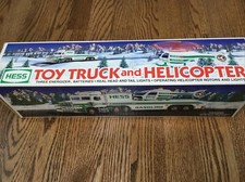 1995 Hess Toy Truck and Helicopter in Box