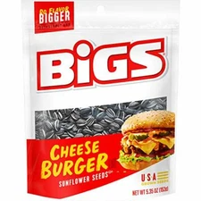 BIGS Cheeseburger Sunflower Seeds, 5.35 Ounce (1-Bag)