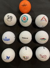 LOT OF 10 LOGO Various Brand Golf Balls 6