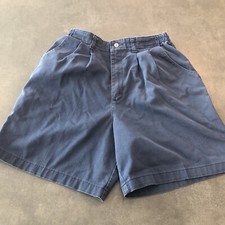 Vintage LEE Shorts 14M High Waist Blue Mom Made In USA 80's