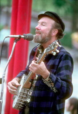 MUSIC OLD PHOTO 1970s Photo Of Pete Seeger