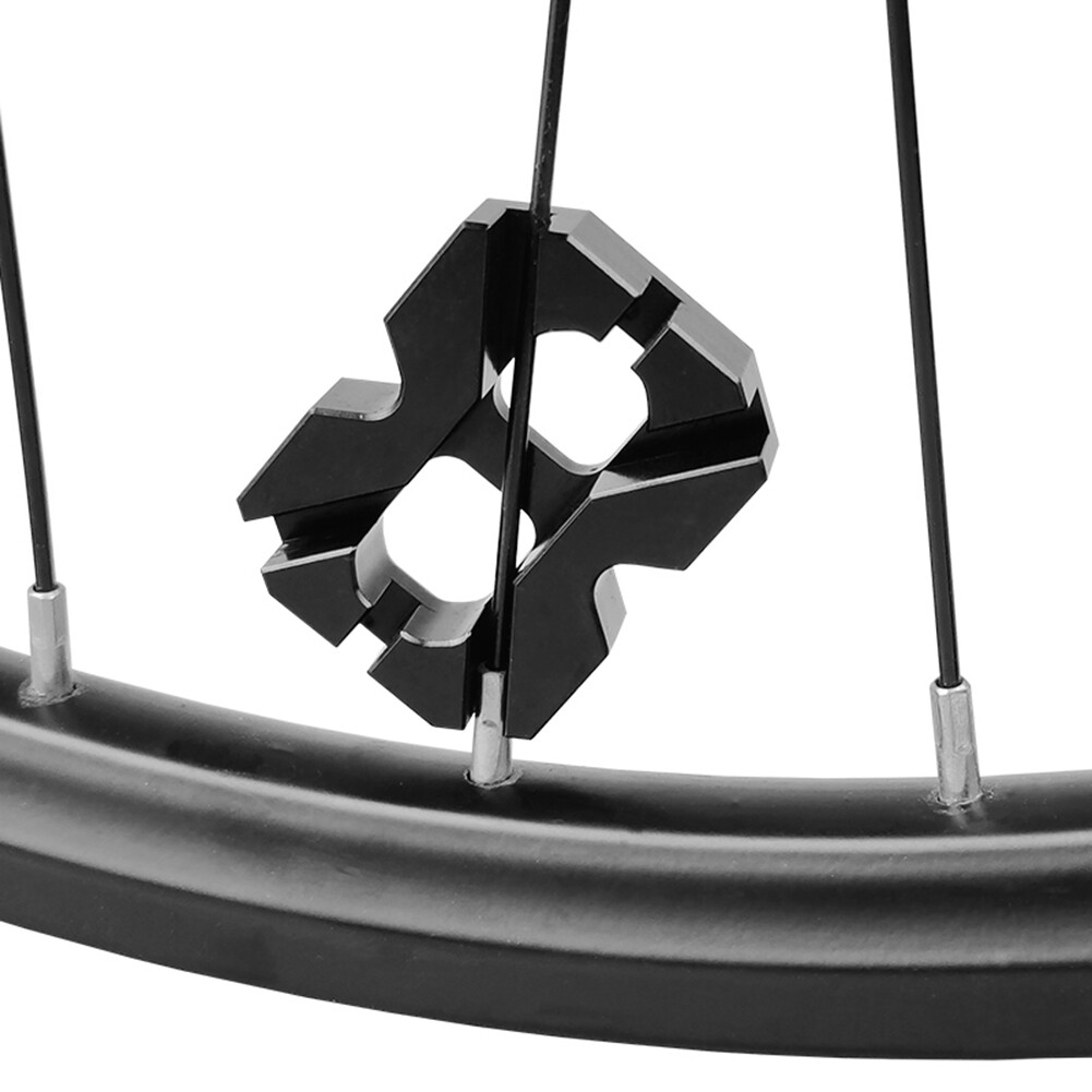 BIKERSAY Bicycle Spoke Nipple Wrench Key Spanner 6 Way Bike Repair