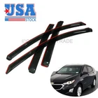 US IN-CHANNEL Window Visor Sun Vent Rain Guard for 2018-2022 Chevy Equinox