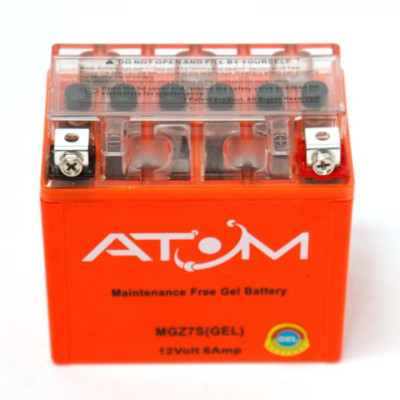 YTZ7S - Atom Gel Motorcycle Battery 12V 6Ah für Yamaha N-Max 125 15-23
